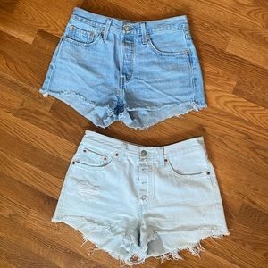 Levi High Waisted Shorts (Two)